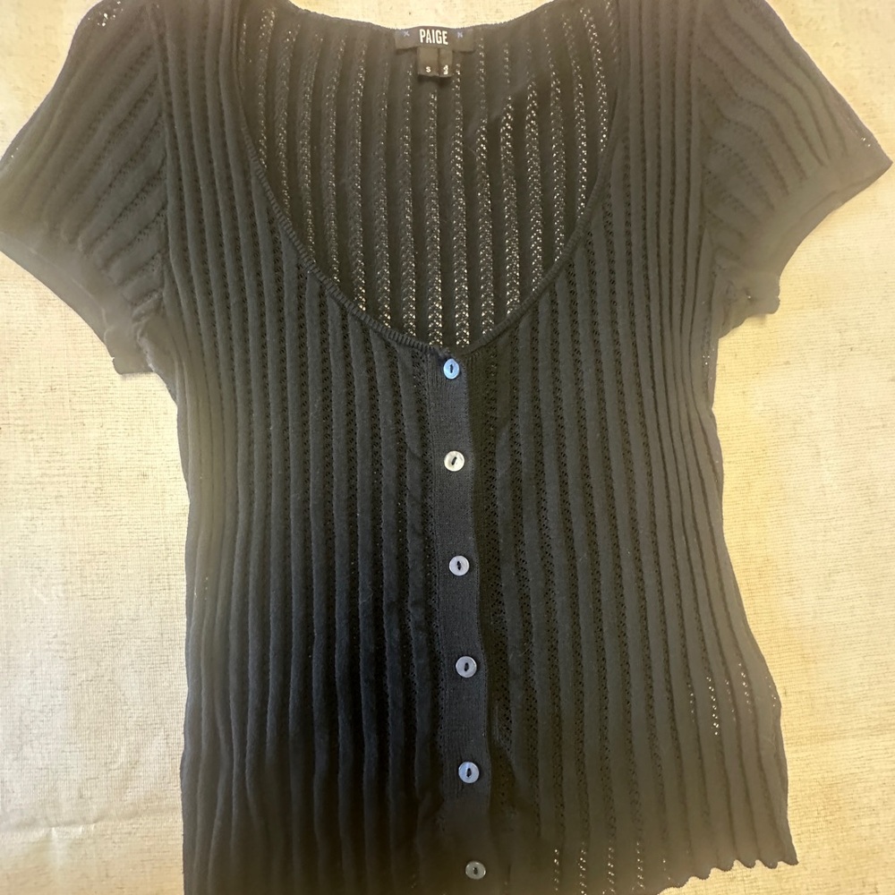 Beautiful, comfortable, short sleeves Paige top, great for any occasion. - Picture 2 of 3